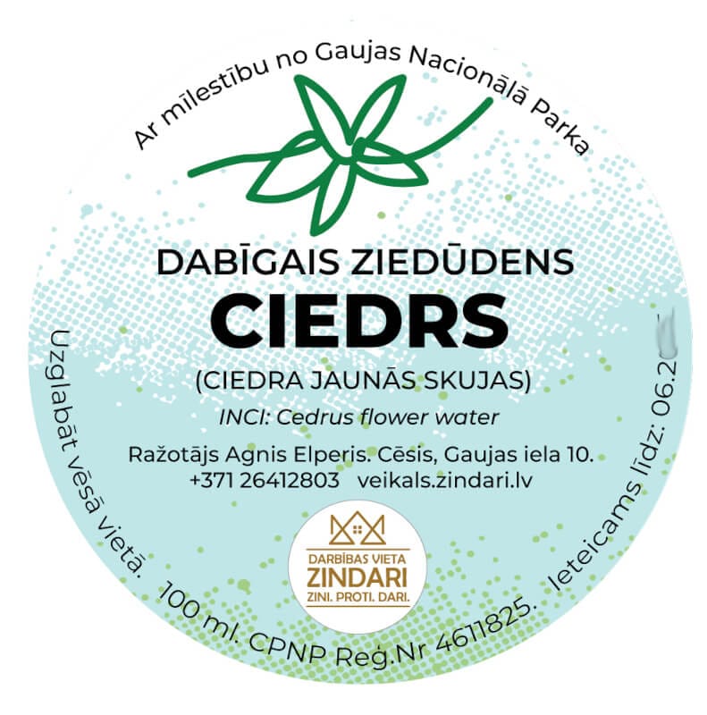 Ciedra hidrolāts (ziedūdens) - Image 2