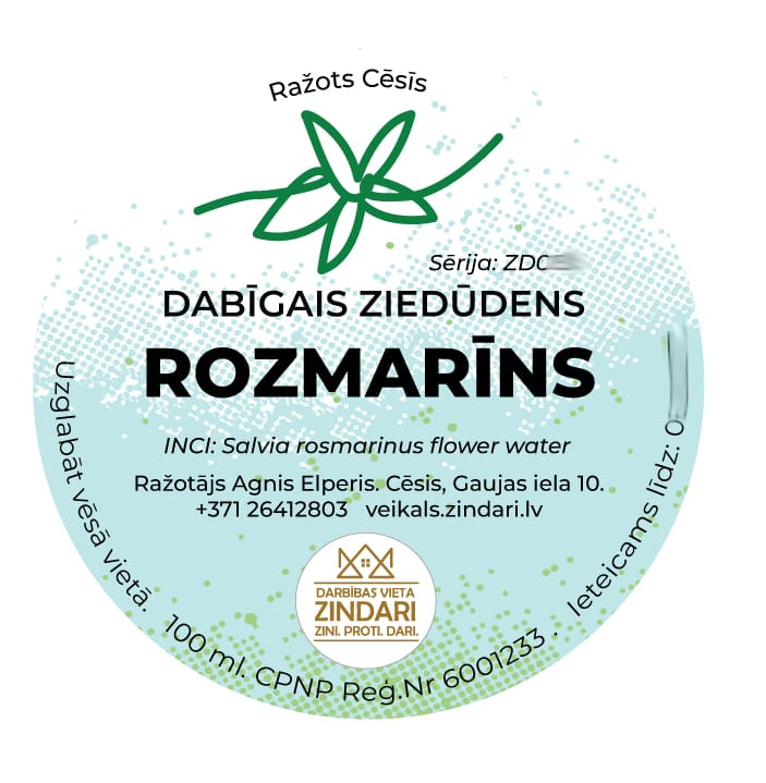 Rozmarīna hidrolāts (ziedūdens) - Image 2