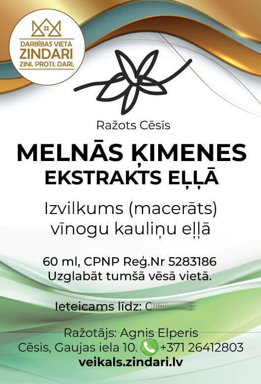 MELNĀS ĶIMENES EKSTRAKTS - Image 2