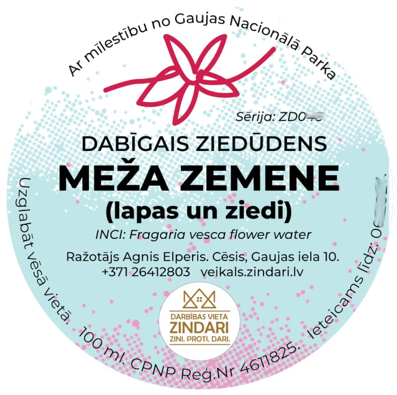 Meža zemeņu hidrolāts (ziedūdens) - Image 3