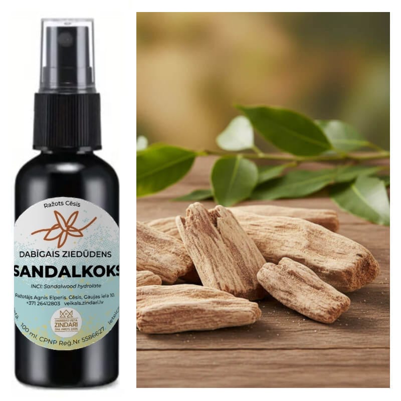 sandalkoka ziedūdens hidrolāts