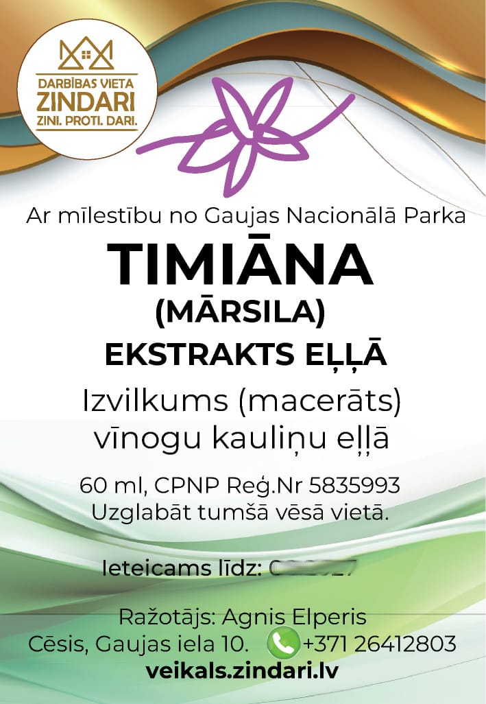 TIMIĀNA (MĀRSILA) EKSTRAKTS - Image 2