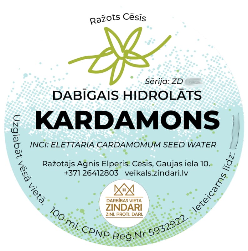 Kardamona hidrolāts (ziedūdens) - Image 3