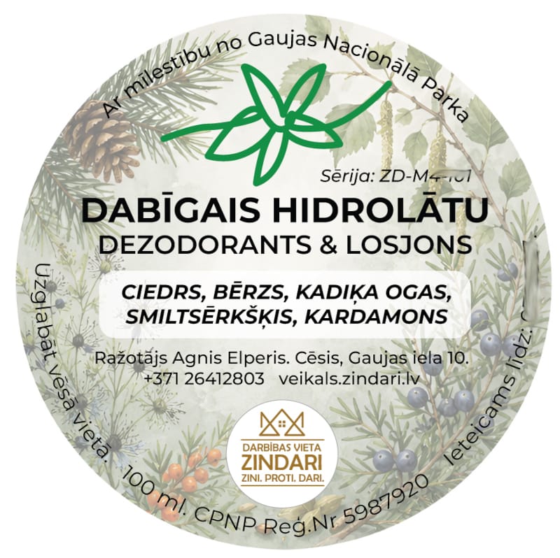 Hidrolātu dezodorants & losjons vīriešiem - Image 3