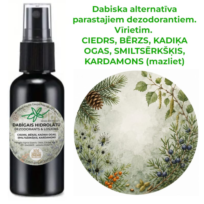 Hidrolātu dezodorants & losjons vīriešiem - Image 4
