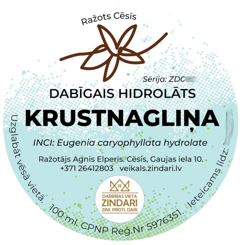 Krustnagliņu hidrolāts (ziedūdens) - Image 2